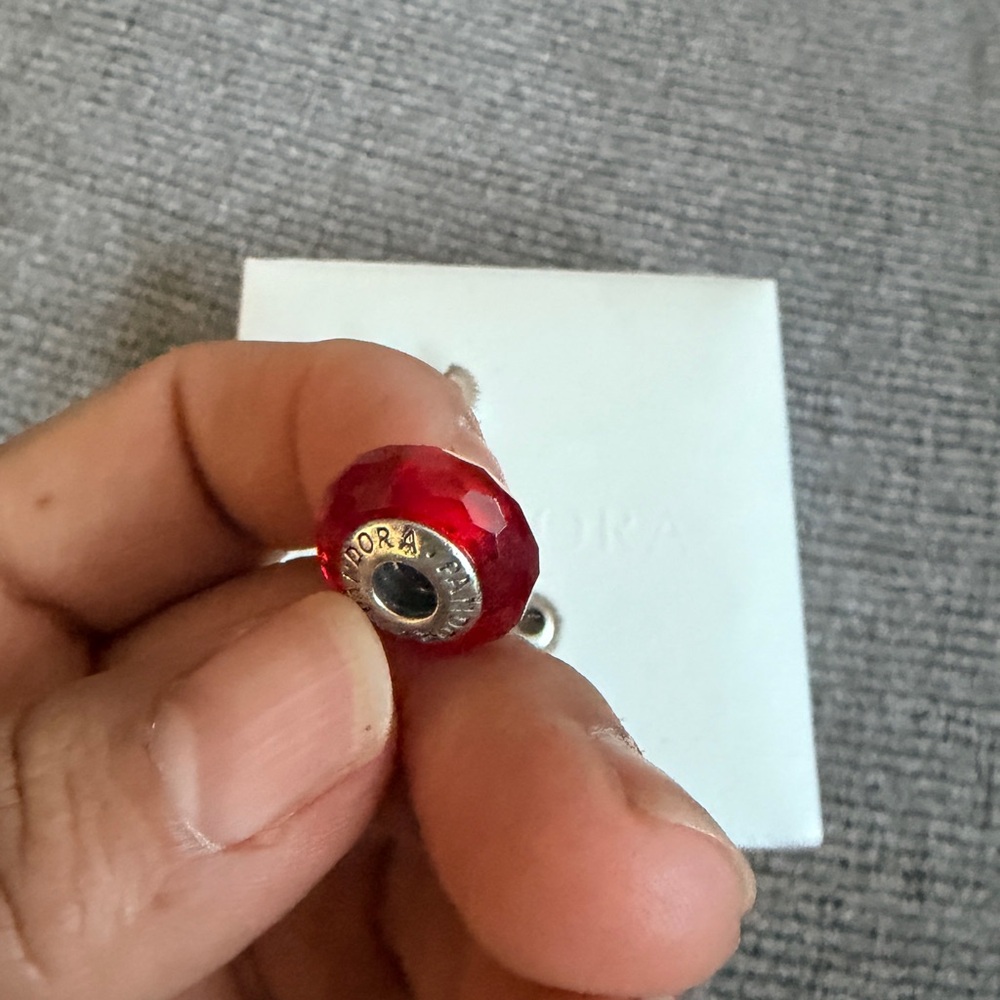 Pandora Red and Silver Charm Collection - Picture 4 of 7